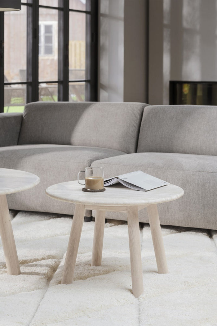 Rowico Home Willard 3-zits Bank - Beige Stof