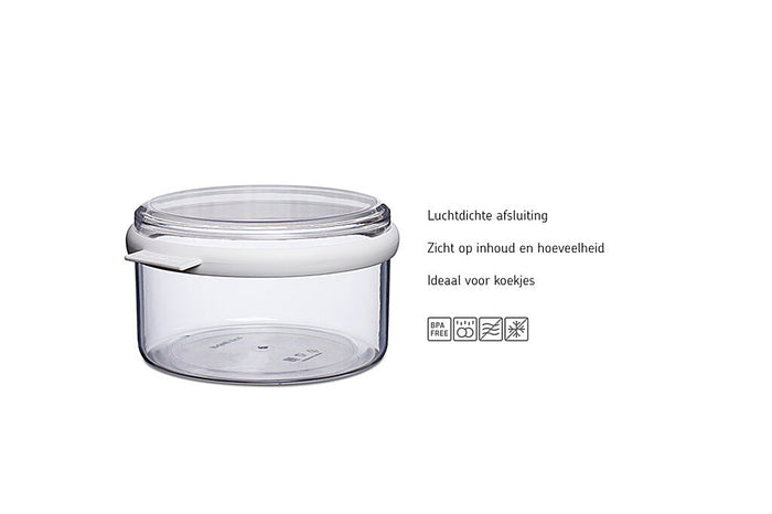 Bewaardoos Stora Rond 1500 ml - wit