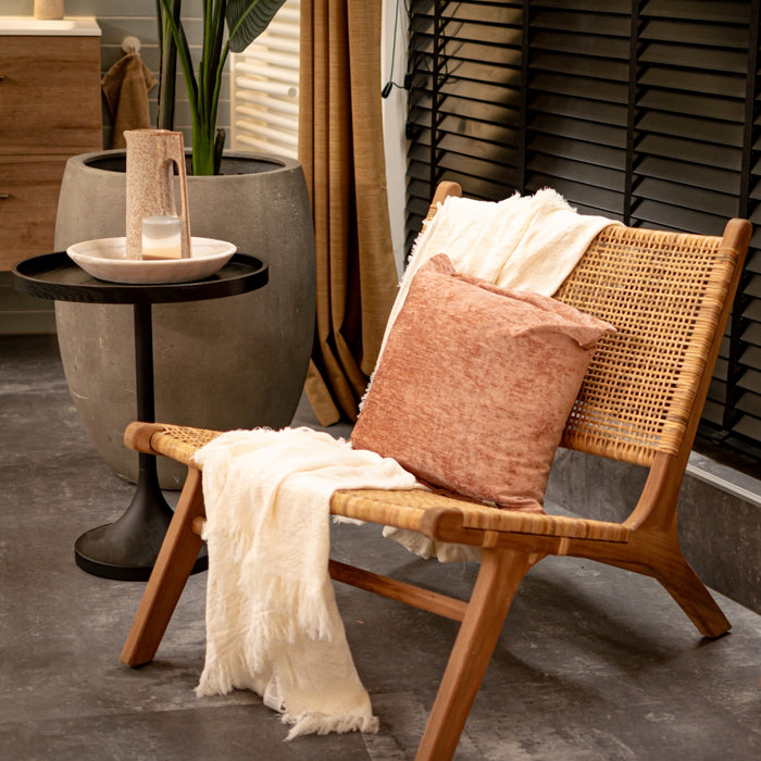 Woonexpress Fauteuil Benoa - Beige - Natuurlijk Materiaal