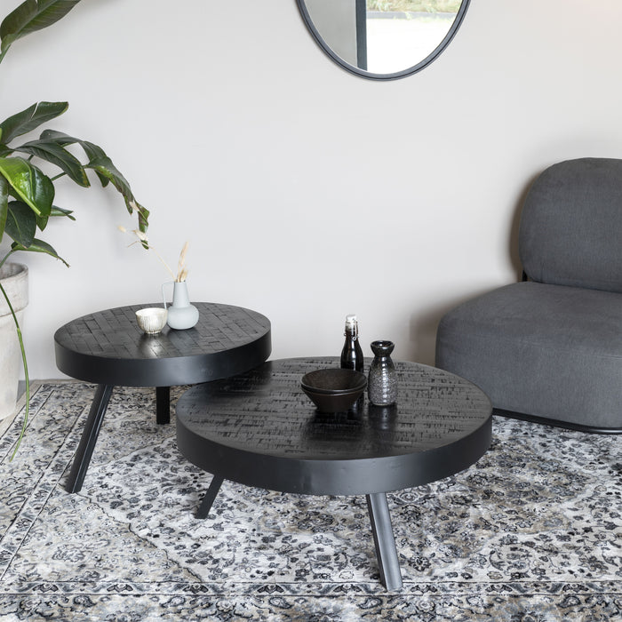 by fonQ basic Teak Salontafel - Ø 74 cm