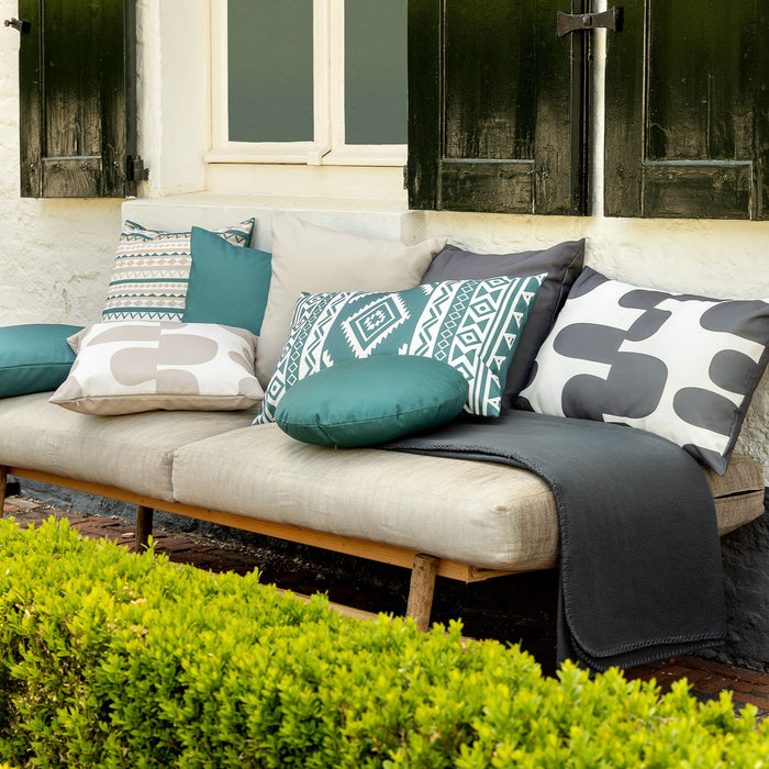 Dutch Decor buitenkussen NUNO - 40x60 cm Sagebrush Green