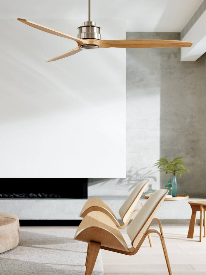 Lucci Air Plafondventilator Airfusion Akmani RVS & Teak 152cm