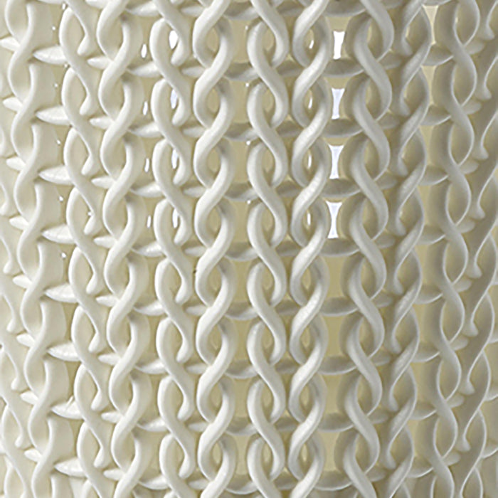 Curver Knit Wasmand met deksel - 57L - 2 stuks - Wit