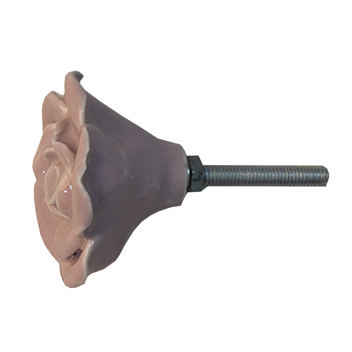 Clayre & Eef Deurknop Ø 4 cm Roze Keramiek