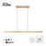 Neuhaus PURE® Hanglamp PURE MOTO-RISE e-Slide & e-Lift Gold LED incl.