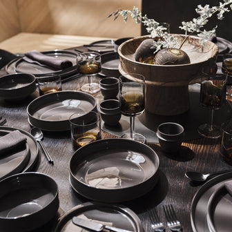 SERAX - Kelly Wearstler - Dune Kom Ø 14,5 cm - Slate - Set van 2