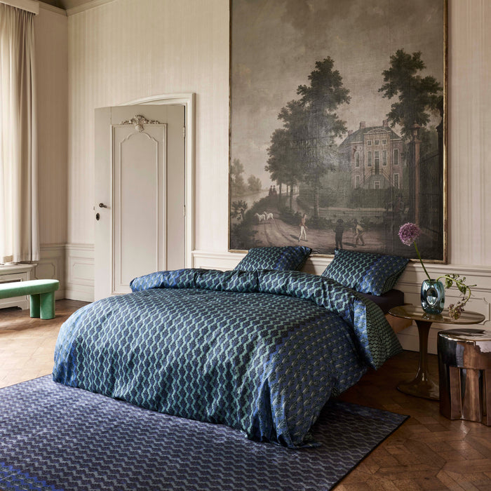 Essenza Tesse Dekbedovertrek - 200 x 220 cm - Reef green