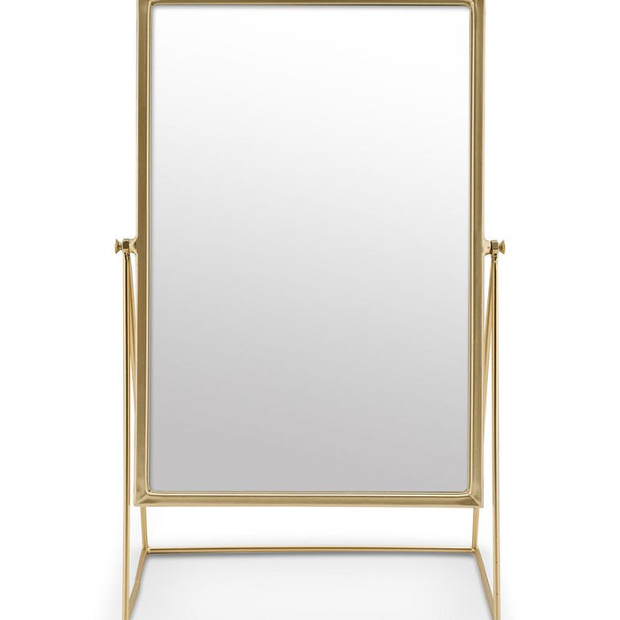 vtwonen Rectangular Spiegel H 26,5 x B 14 cm - Goud