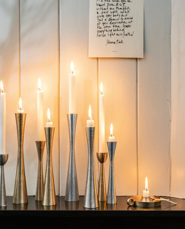 vtwonen Kaarsenhouder - Metaal - Set van 2 - 16cm