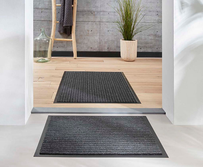 MD Entree - Schoonloopmat - Maxi Dry Stripe - Antraciet - 40 x 60 cm