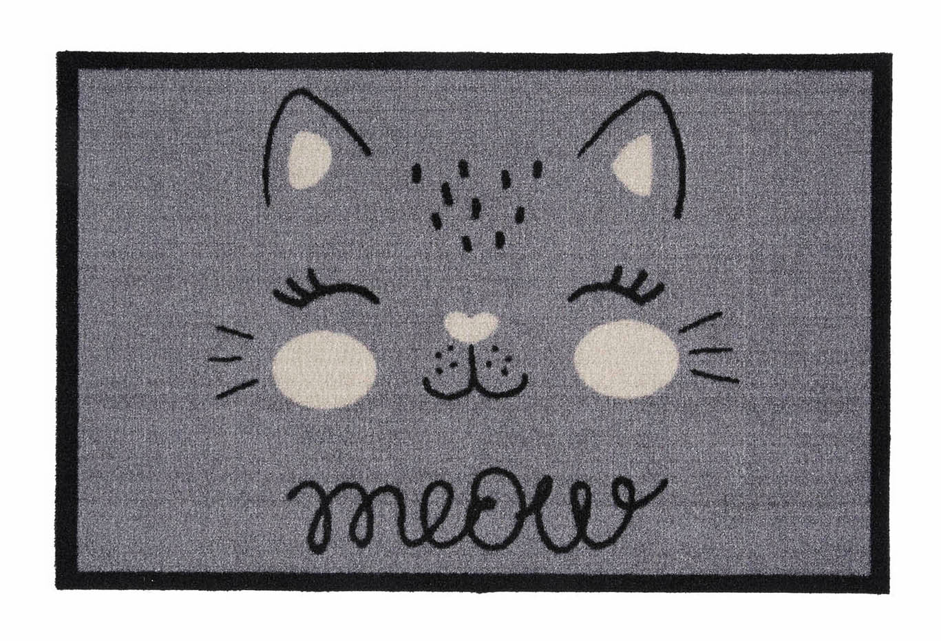 MD Entree - Schoonloopmat - Impression Meow Grey - 40 x 60 cm