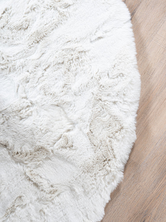 Veer Carpets - Vloerkleed Morbido Beige 2212 - Rond ø200 cm