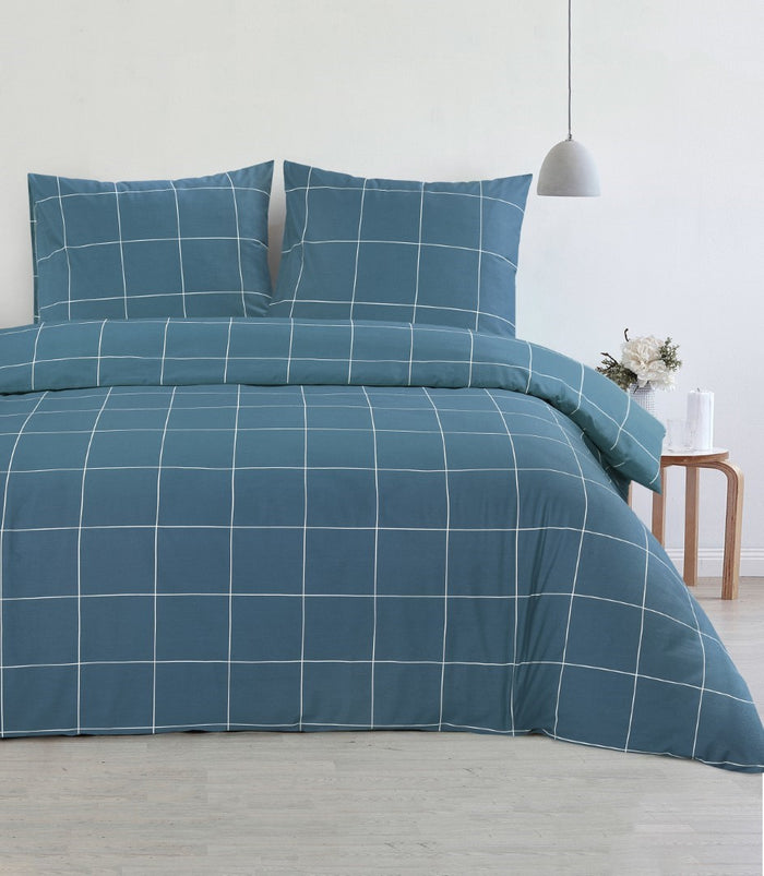 Day Dream Hogan dekbedovertrek 140x200|220 cm petrol