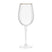 Riviera Maison Wijnglas, glas met ribbel - Les Saisies 555 ml