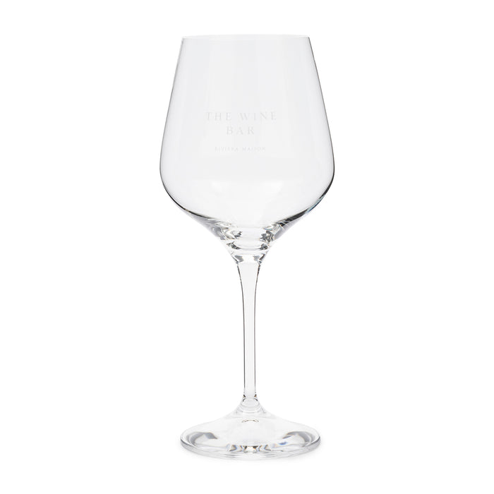 Riviera Maison Rode wijnglas, met tekst - The Wine Bar 630 ml