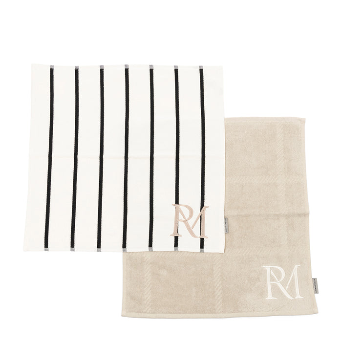 Riviera Maison Keukendoek beige, Afdroogdoek - RM Stripes 2 stuks