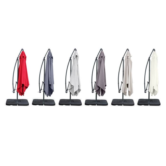 sweeek - Zweefparasol vierkant 3x3m