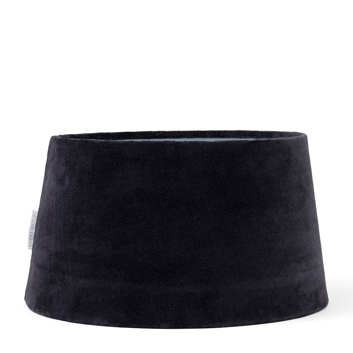 Riviera Maison Lampenkap blauw, Cilinder - Velvet (ØxH) 30x17