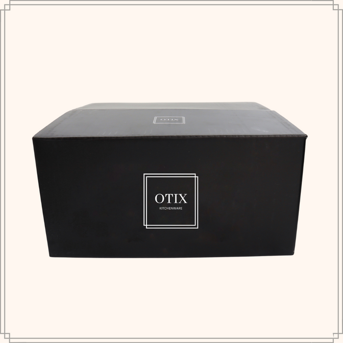 OTIX Taartplateau met Voet Serveerplateau  28cm Amber Kleur Glas