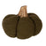 Clayre & Eef Decoratie Pompoen 8 cm Groen Polyester