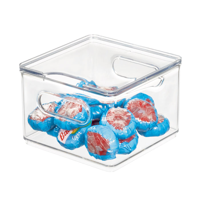 iDesign - Koelkast Organizer met Deksel, 15.1 x 15.2 x 10.7 cm, Kunsts