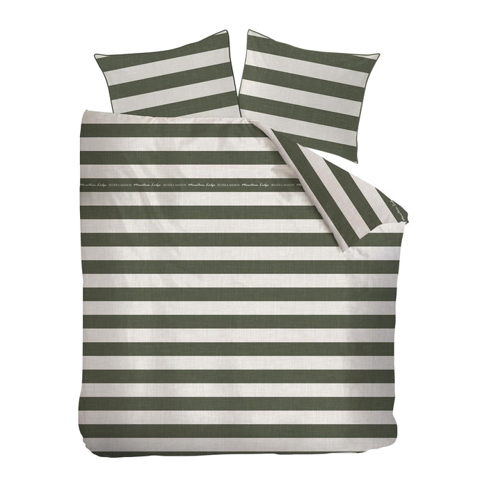 Rivièra Maison Brayden Dekbedovertrek 200 x 200/220 cm - Groen