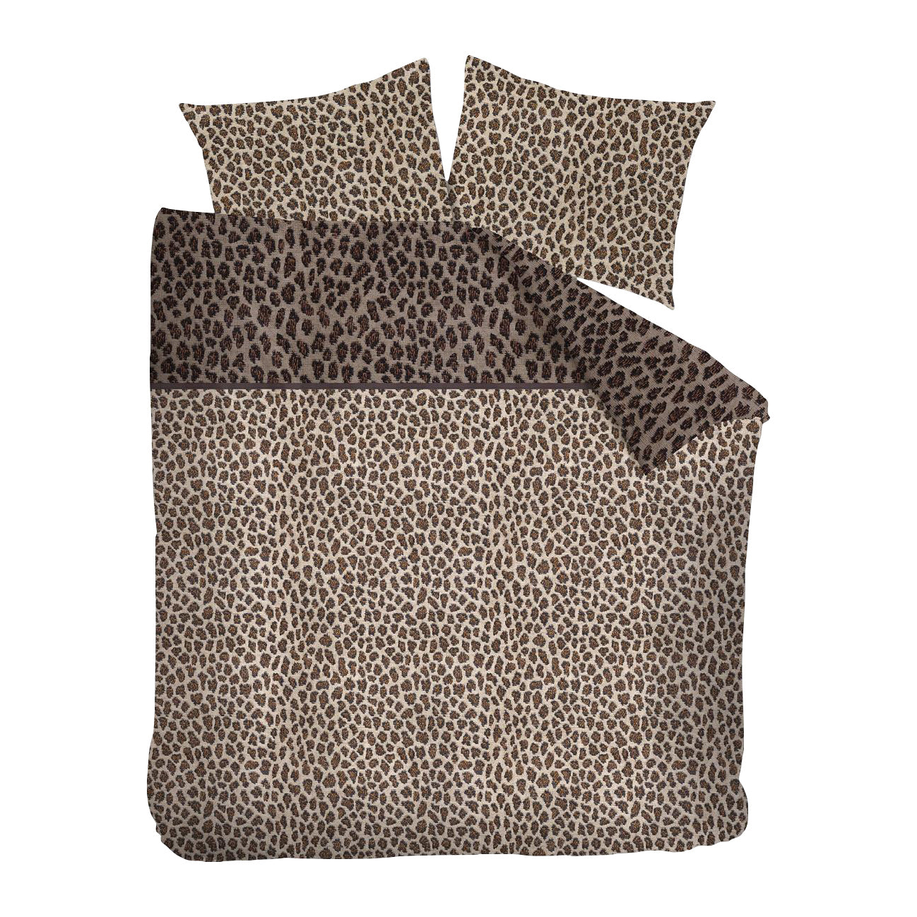 Rivièra Maison Cheetah Dekbedovertrek 240 x 200/220 cm - Bruin