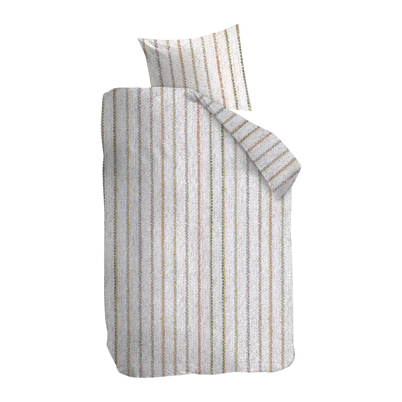 Ariadne at Home Soft Lines Dekbedovertrek 140 x 200/220 cm - Off White