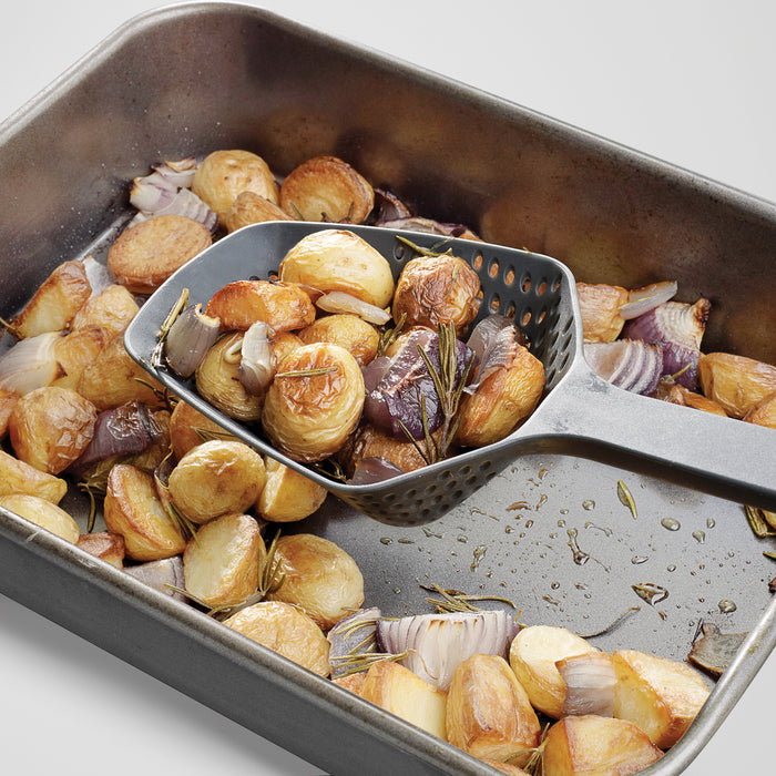 Vergiet lepel "Scoop", zwart - Joseph Joseph