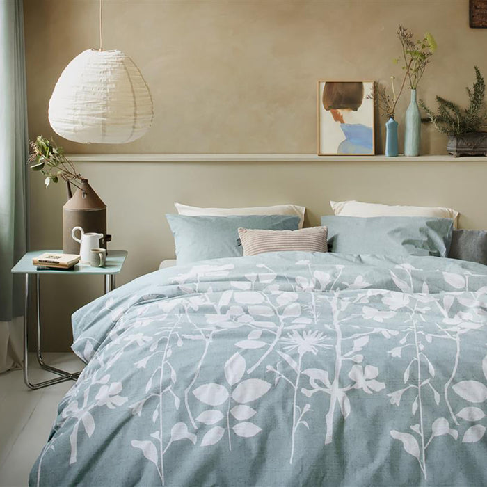 Ariadne at Home Plant Dekbedovertrek 200 x 200/220 cm - Blauw