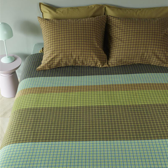 Beddinghouse Juno Dekbedovertrek 240 x 200/220 cm - Groen