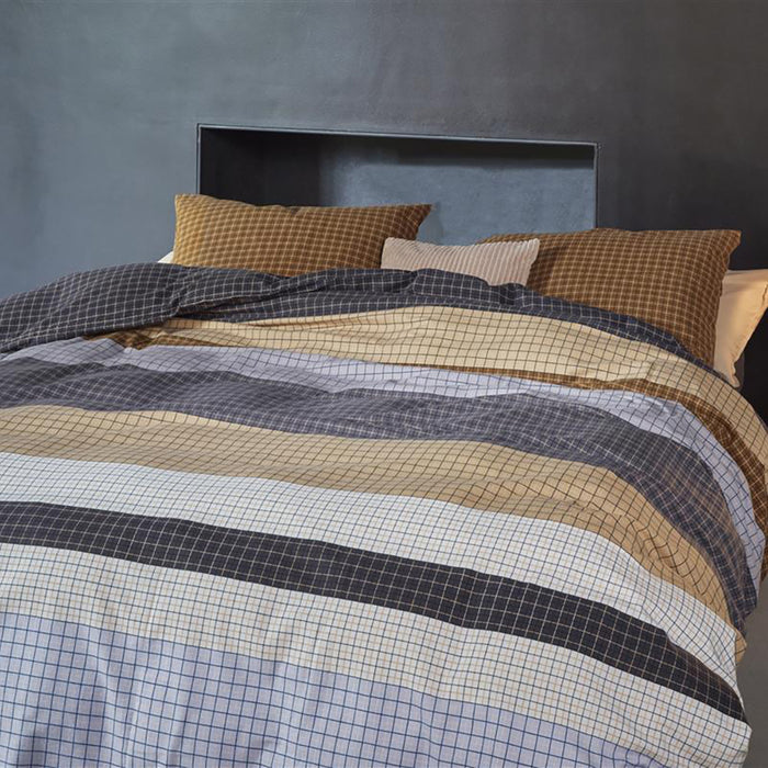 Beddinghouse Juno Dekbedovertrek 140 x 200/220 cm - Grijs