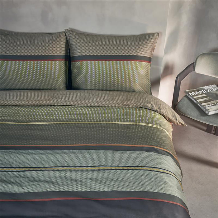 Kardol Runway Dekbedovertrek 240 x 200/220 cm - Groen