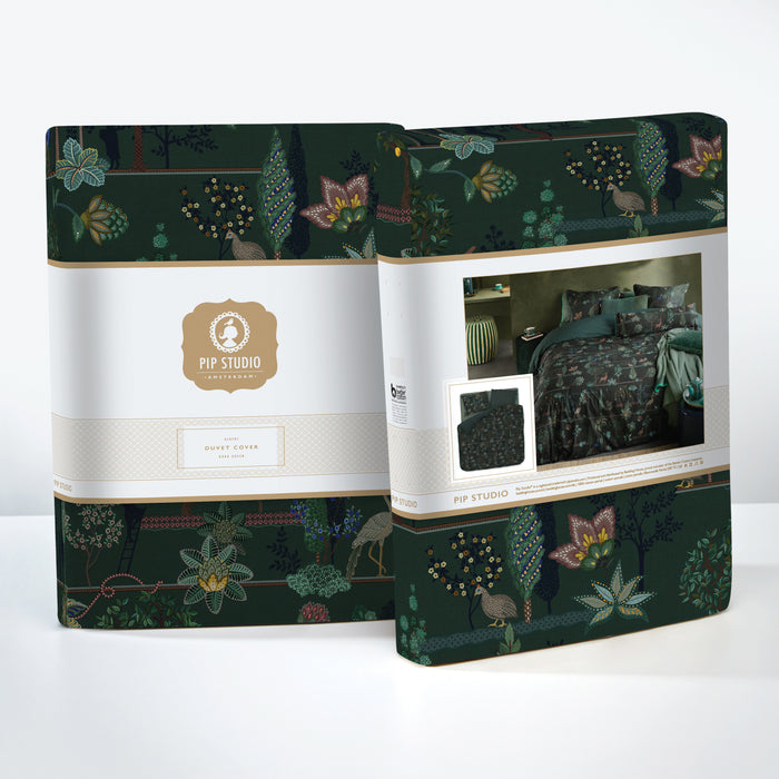 Pip Studio Alberi Dekbedovertrek 140 x 200/220 cm - Donker Groen