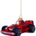 Vondels Ornament glass red racing car H10cm