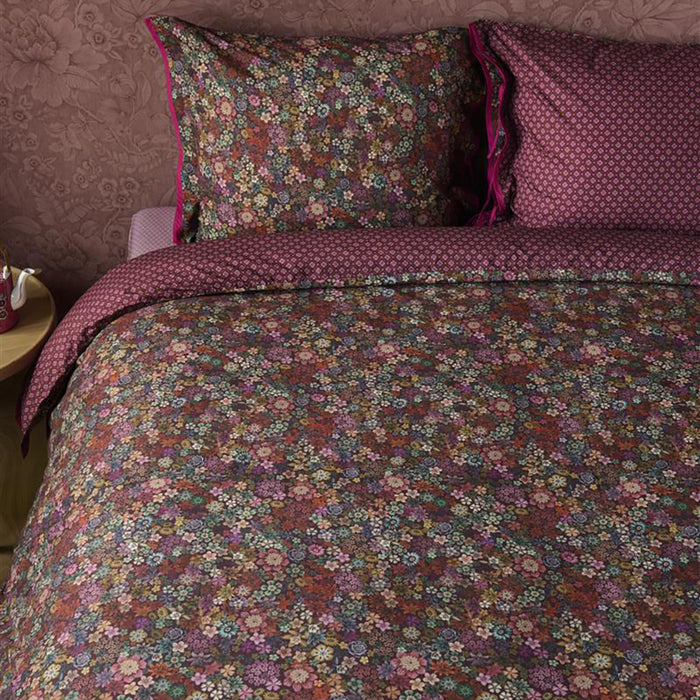 Pip Studio Tutti i Fiori Dekbedovertrek 240 x 200/220 cm - Donker Rood