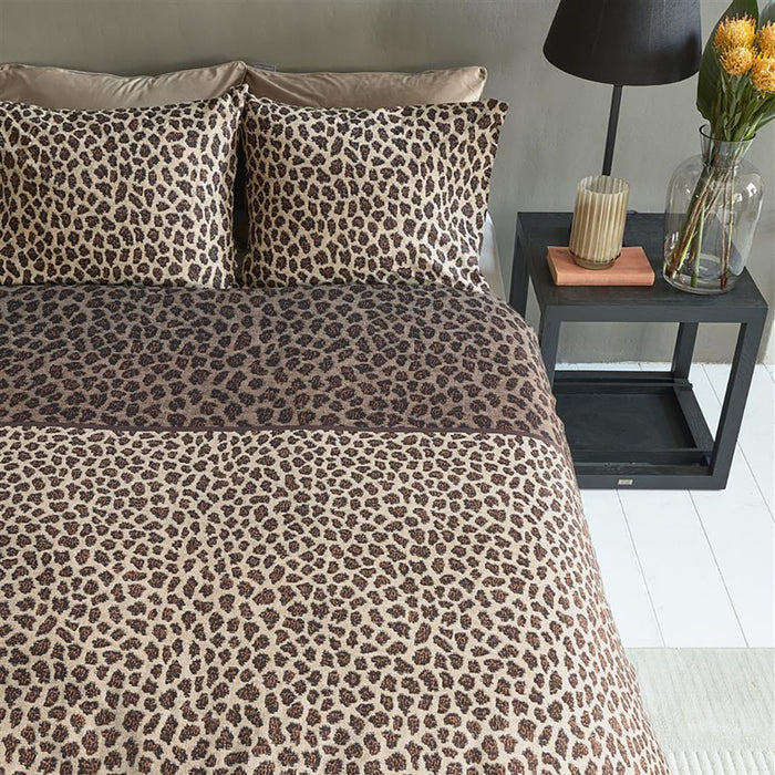 Rivièra Maison Cheetah Dekbedovertrek 240 x 200/220 cm - Bruin