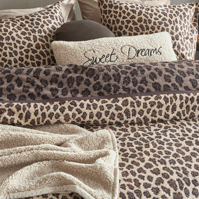Rivièra Maison Cheetah Dekbedovertrek 240 x 200/220 cm - Bruin