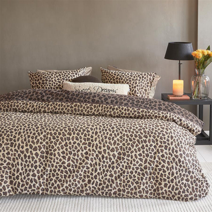 Rivièra Maison Cheetah Dekbedovertrek 240 x 200/220 cm - Bruin
