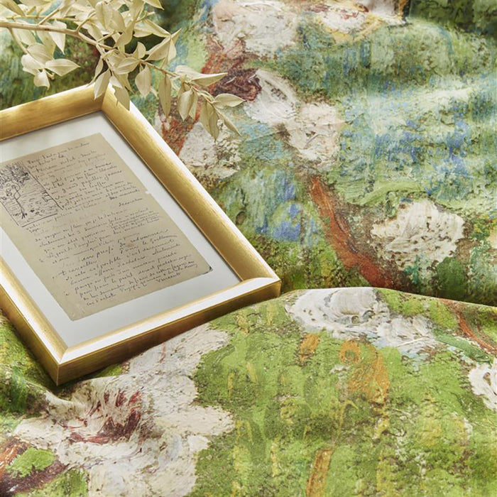 Beddinghouse x Van Gogh Peach Trees Dekbedovertrek 140 x 200|220 cm - Groen