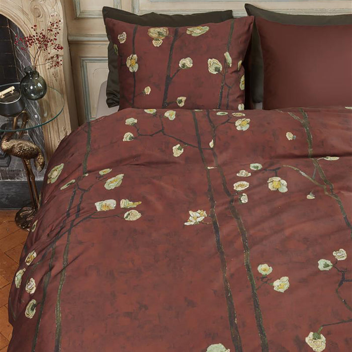 Beddinghouse x Van Gogh Plum Blossoms Dekbedovertrek 240 x 200|220 cm - Rood