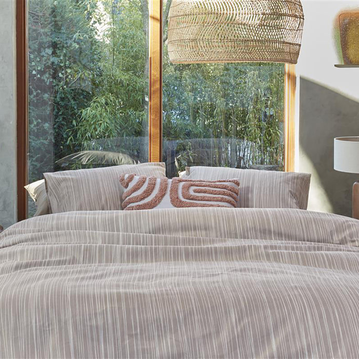 vtwonen Drips Dekbedovertrek 240 x 200/220 cm - Naturel