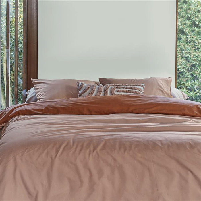 vtwonen Match Dekbedovertrek 140 x 200/220 cm - Terra