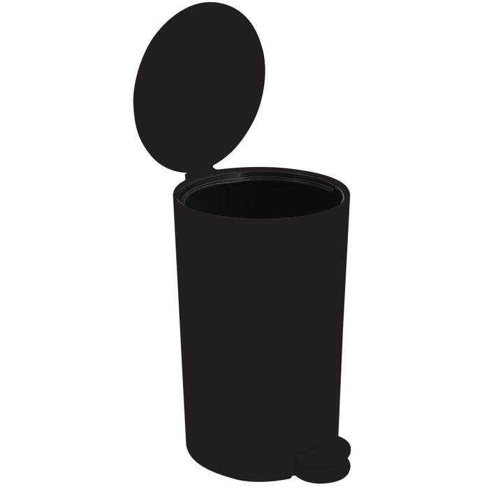 MSV kleine Pedaalemmer - zwart - 3L - 15 x 27 cm