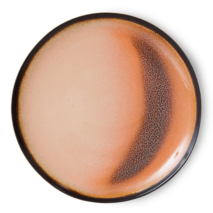 HKliving 70's Dessertbord Ø 17,5 cm - Set van 2 - Horizon