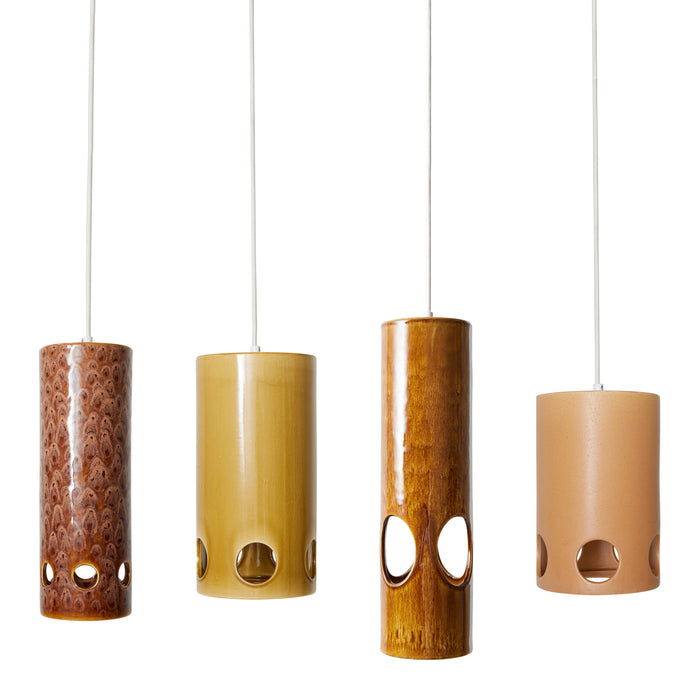 HKliving Ceramic Hanglamp  - Peach
