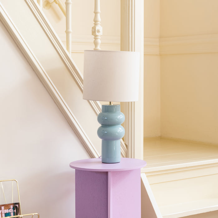 by fonQ Bubbly Tafellamp - Sage Blue