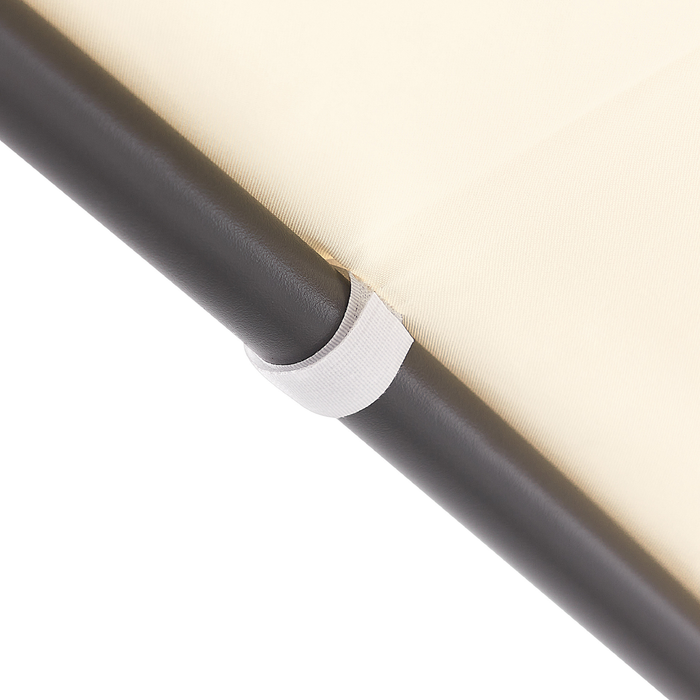 Beliani - VOMERO - Tuinpaviljoen - Beige - Staal