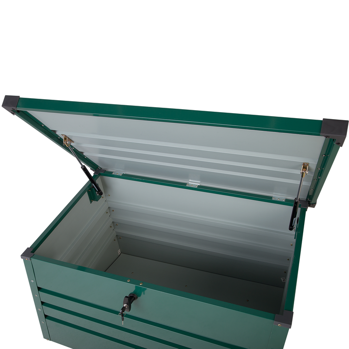 Beliani - CEBROSA S - Kussenbox - Groen - Staal