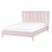 Beliani - MIRIBEL - Tweepersoonsbed - Roze - 140x200 -  Fluweel